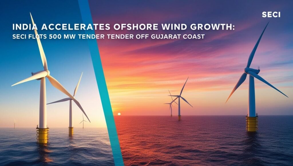 India Accelerates Offshore Wind Growth: SECI Floats 500 MW Tender Off Gujarat Coast