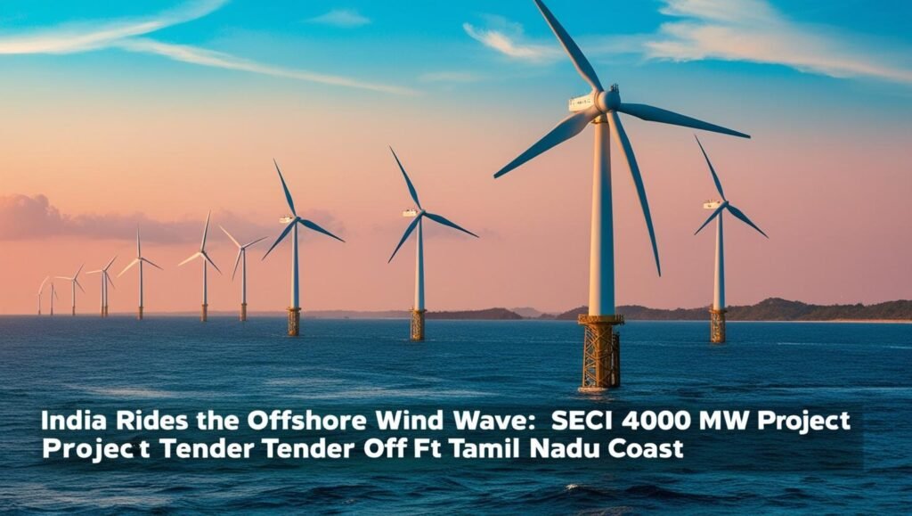 India Rides the Offshore Wind Wave: SECI Unveils 4000 MW Project Tender off Tamil Nadu Coast